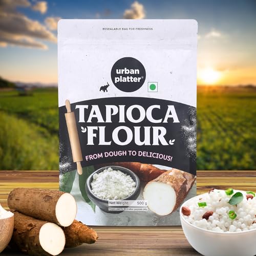 Image of Urban Platter Tapioca Flour, 500g (Neutral Taste | Ideal for Baking, Thickening, and Crisp Batters | Pantry Essential)