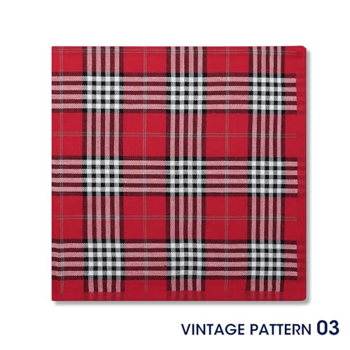 Selected Hanky 100% Cotton Men's Handkerchiefs 6 Piece Gift Set