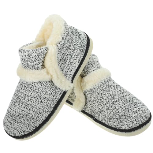 Pantoufles homme chaudes anti-usure pour sols froids et glissants