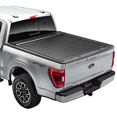 Roll-N-Lock E-Series Retractable Truck Bed Tonneau Cover | RC111E | Fits 2009 – 2014 Ford F-150 5′ 7″ Bed (67″), Premium Powder-Coated Finish