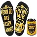 Tuopuda Bier-Socken Lustige Socken Damen Herren mit Spruch WENN DU DAS LESEN KANNST Witzige Socken Neuheit Baumwollsocken Knöchel Socken Wintersocken Bier-Geschenk zur Grill-Party
