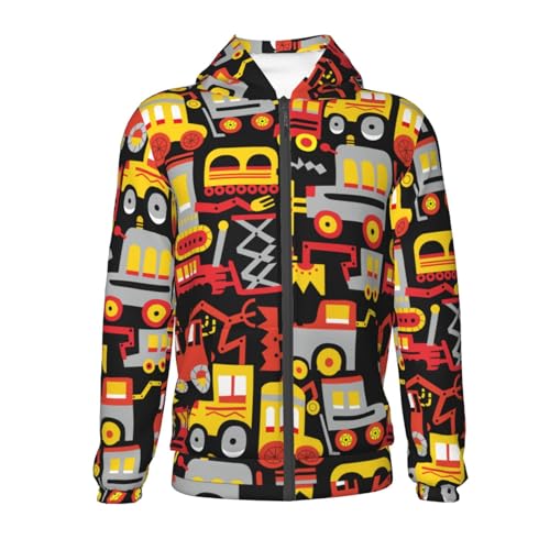 Cars Kid Hoodies Boys Zip Up Sweatshirts Girls Pullover with Pocket2