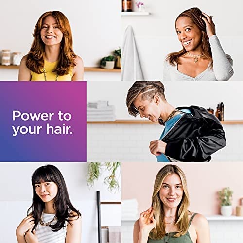 Miniatura 7 de Shark HD112BRN - Secador de pelo HyperAIR de secado rápido, piedra y clips de accesorios antideslizantes estilo cocodrilo HD100SAHCA, paquete de 4,