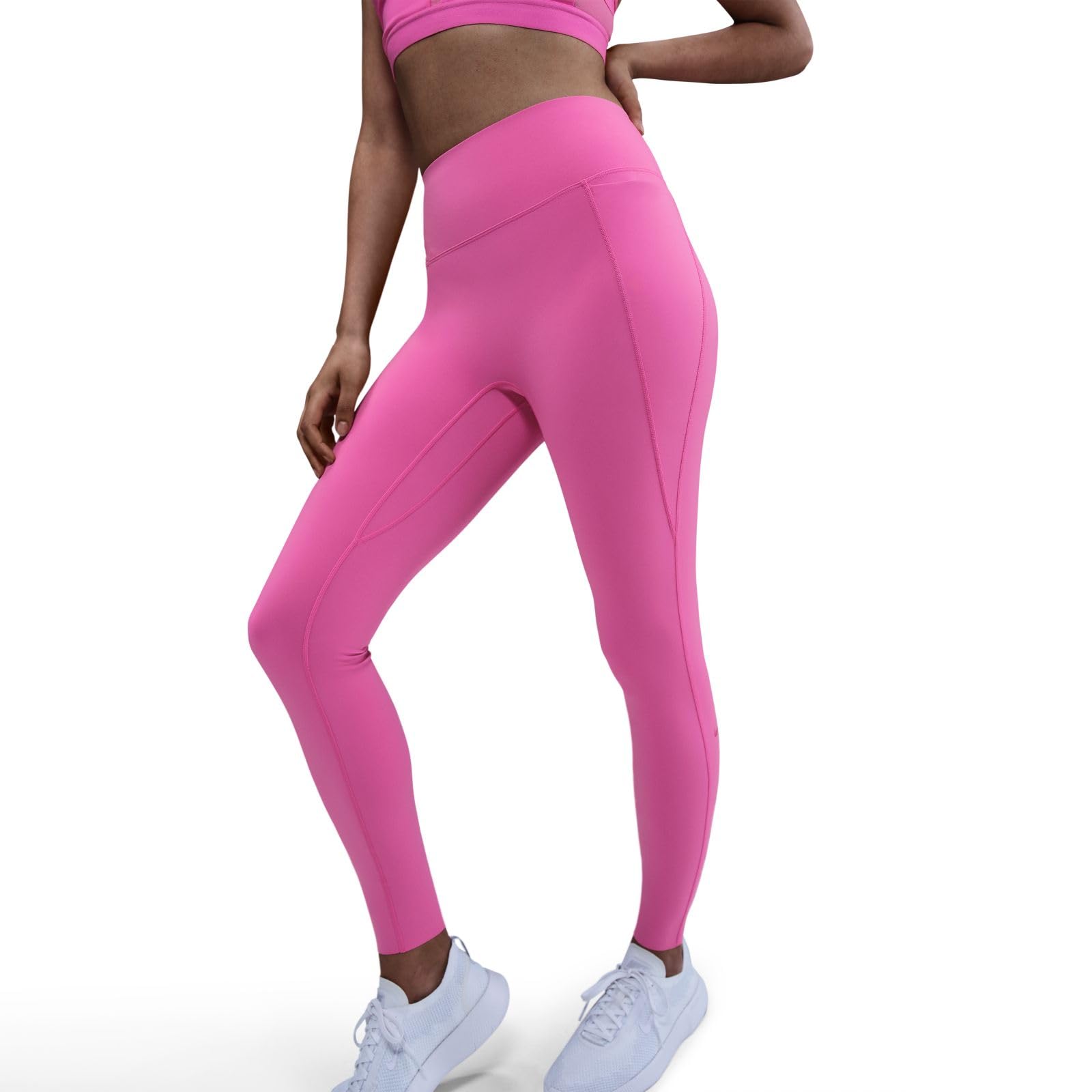 NIKE Universa Leggings de Longitud Completa, Talle Alto Y Sujeción Media con Bolsillos - Mujer - Pants Mujer