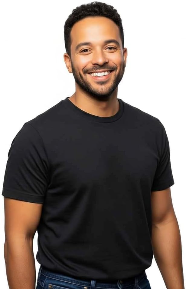 Tshirts Comfort Cotton Essential Mens T Shirts Crew Neck Regular Size Ultra Soft Classic Plain Tees