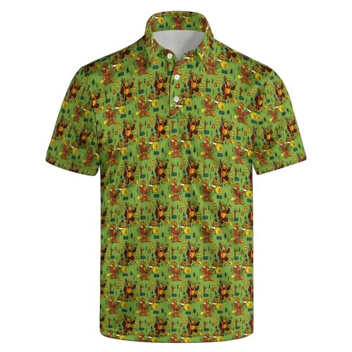 Chemise pour hommes portable en maille piquée douce à bouton