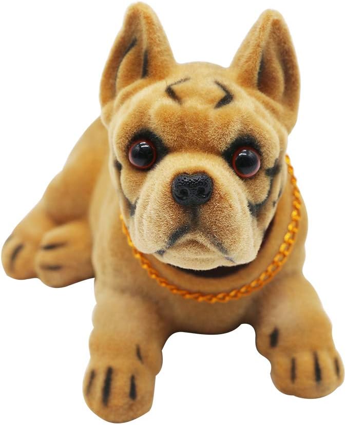 Shaking Head Boxer Figurine Car Dashboard Decoration, Nodding Boxer Statue Car Vehicle Decor Creative Dog Sculpture Tabletop Ornaments Collectible Crafts Home Office Decor