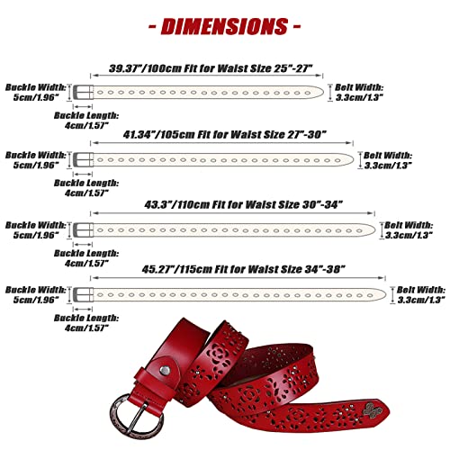 Ladies Hollow Flower Belt for Jeans Casual Pants Elegant Women Leather Belt with Carved Buckle Fashion Accessories3