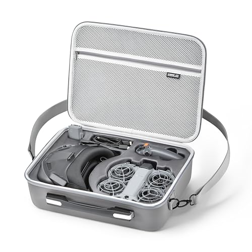 Sacoche STARTRC Neo 2 Goggles N3 en PU pour transport de drone DJI Neo 2 et accessoires
