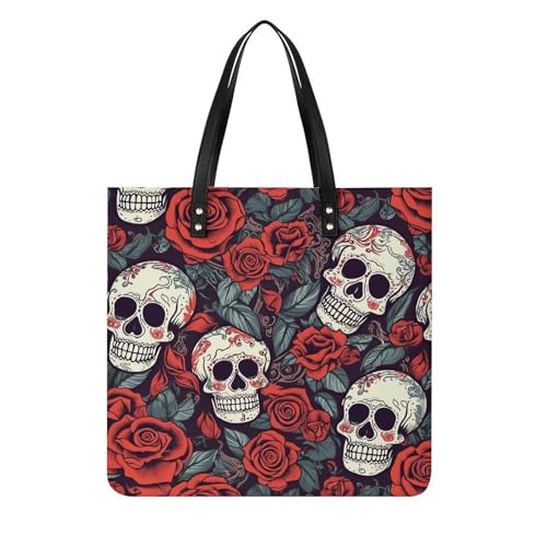 Sac à main tendance pour femme spacieux et léger au look crâne en sucre