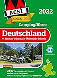  ACSI Campingführer Deutschland 2022: + Benelux-Dänemark-Österreich-Schweiz. Inkl. ACSI CampingCard Ermässigungskarte und ACSI Camping Europa-App Rabattcode (Hallwag ACSI Führer)