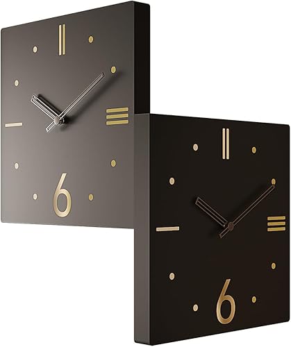 Miniatura 11 de Reloj de pared dorado silencioso de 24 pulgadas, funciona con pilas, moderno reloj decorativo de mediados de siglo para colgar en metal, para sala