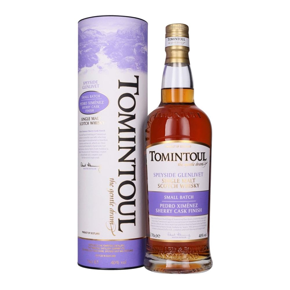 Tomintoul Gold Small Batch Pedro Ximénez Sherry Cask Finish 40% Vol. 0,7L In Geschenkbox product image