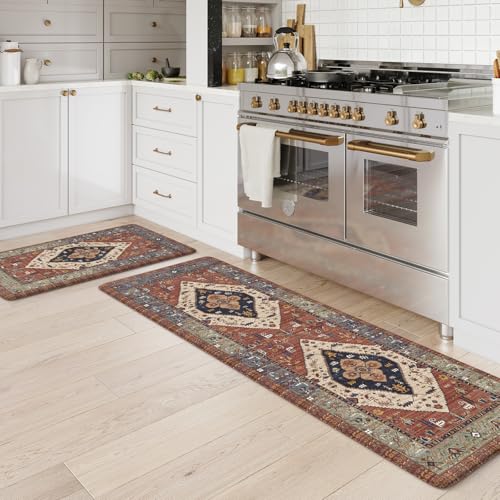 KIMODE Anti Fatigue Kitchen Mats for Floor, Waterproof Kitchen Floor Mats