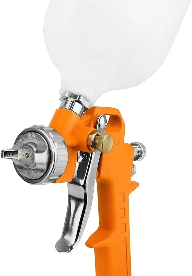Pistola de Pintura HVLP 600ml Profissional com Bico 1.4–2.0mm – Spray de Alta Precisão para Compressor, Ideal para Automotivo, Móveis e Parede