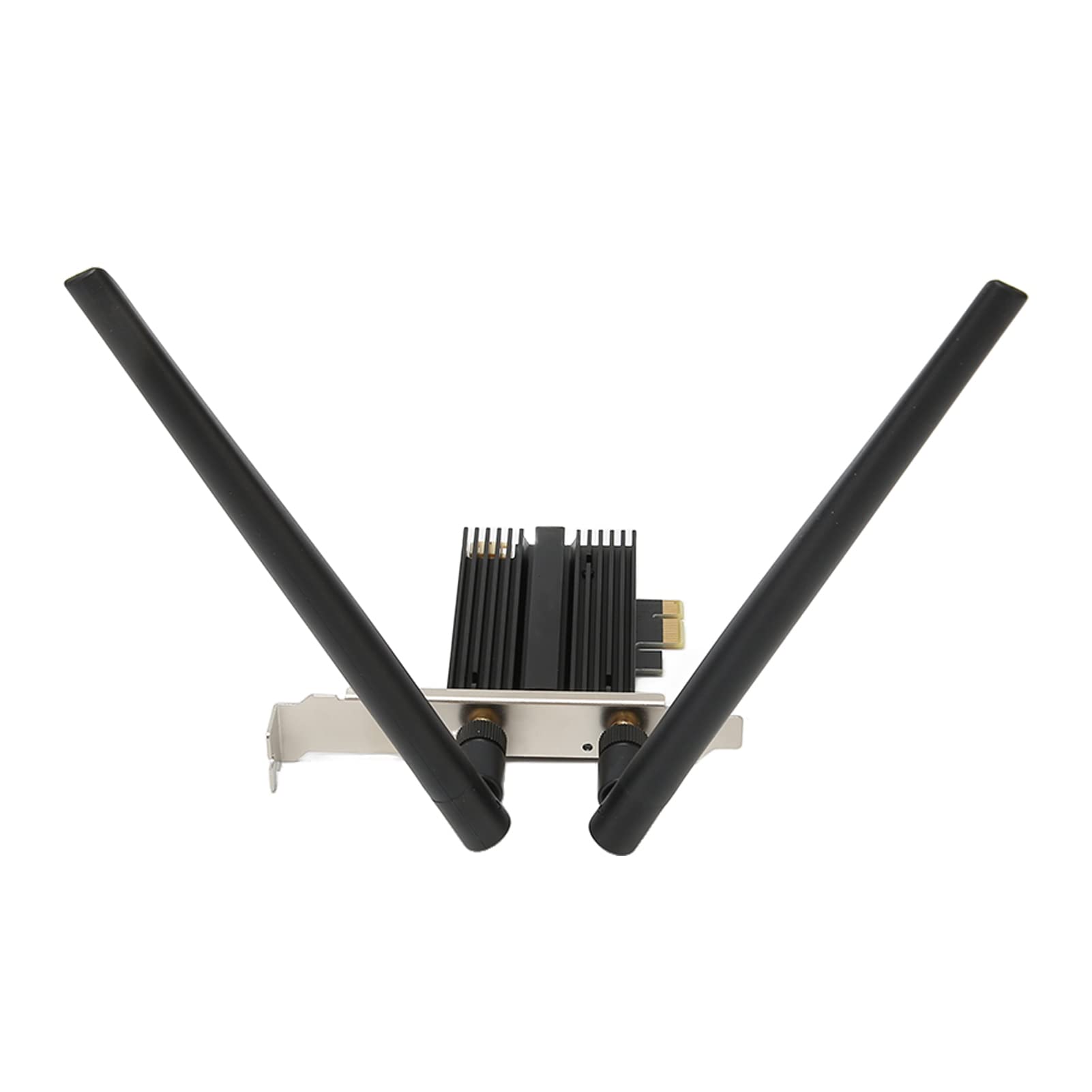 Zunate Scheda WiFi PCIe, Scheda di Rete Wireless a Tripla Banda con Adattatore PCI Express a Doppia Antenna Bluetooth 5.2, Supporto Sicurezza WPA, per PC Desktop