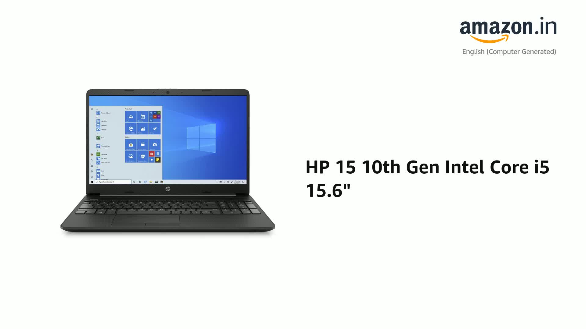 HP 15 10th Gen Intel Core i5-10210U 15.6 inches FHD Laptop (8GB
