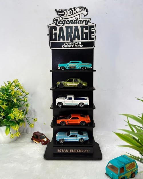 5-Story Wooden Display Garage for Diecast Cars | Multi-Level