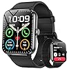 Blackview 2025 Smart Watch (Answer/Make Calls), Fitness Watch for Men and Women with Heart Rate/SpO2/Sleep Monitor/2 Straps, 100+ Sports Modes, IP68 Waterproof Activity Tracker for Android/iPhone