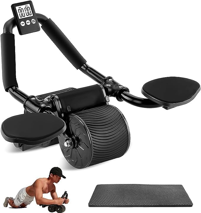 Photo 1 of Ab Roller Fitness Wheel for Gym and Home Exercise Roller Ab Roller Exercise Equipment for Core Workout Ab Workout Equipment