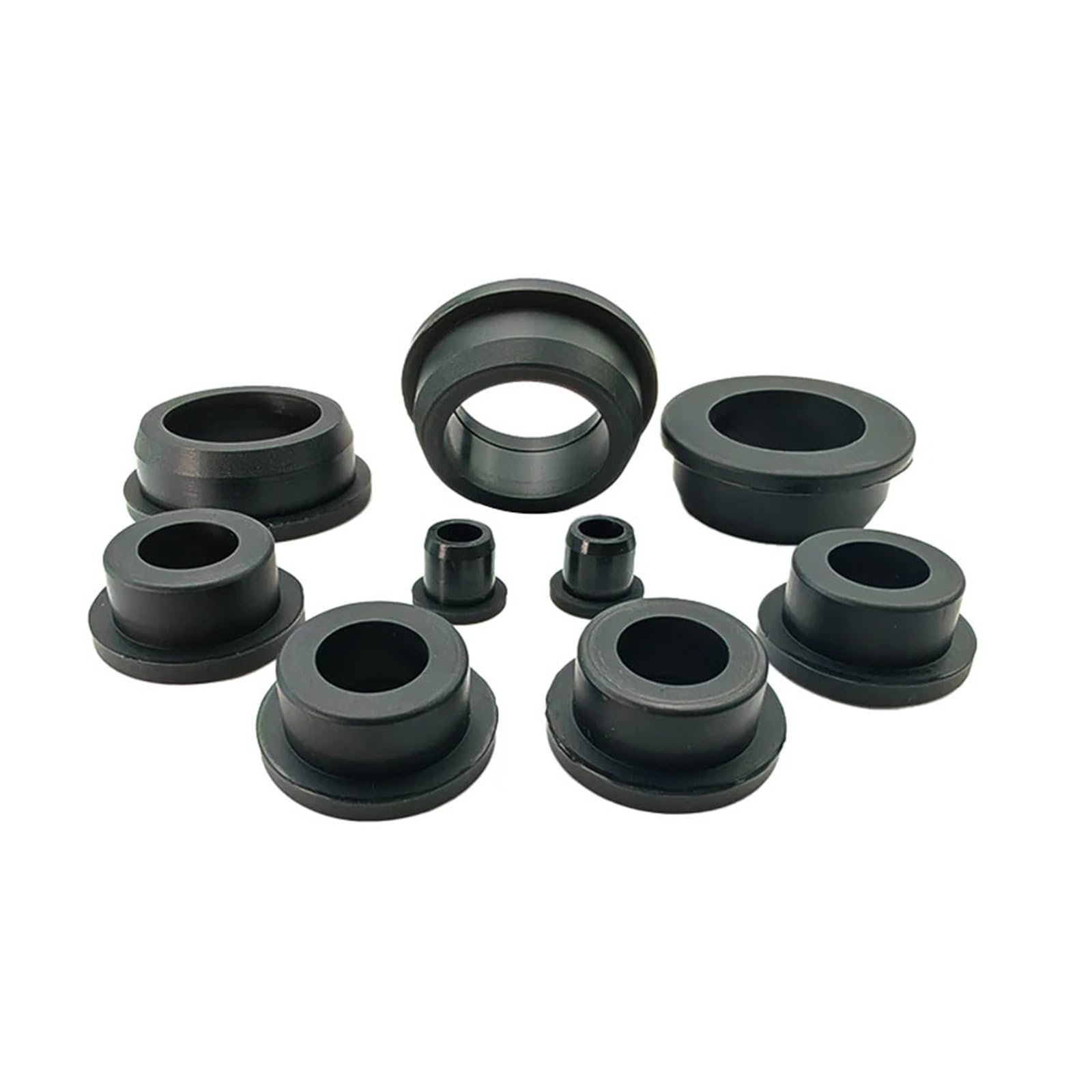 Bobina de protección de alambre en forma de T de silicona suave/anillo de sellado de prensaestopas, tapón de orificio hueco(32MM_50PCS)