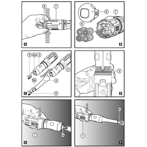 BLACK+DECKER Cordless Screwdriver, Alkaline (BCF601AA) thumbnail 24