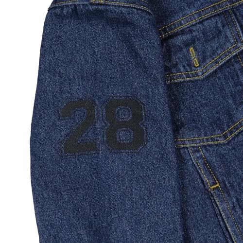 Disney Boy's Mickey Mouse Classic Jean Jacket Removable Hood Button Down Long-Sleeve Denim Jacket Kids Coat3