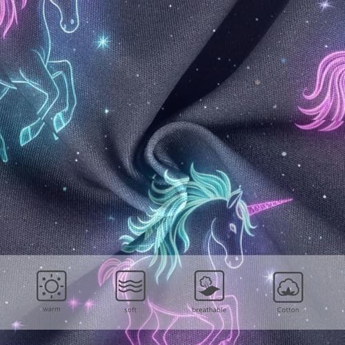 Unicorns Purple Underwear Toddler Girl, Cotton Girls Underwear, 2T–8 Years3