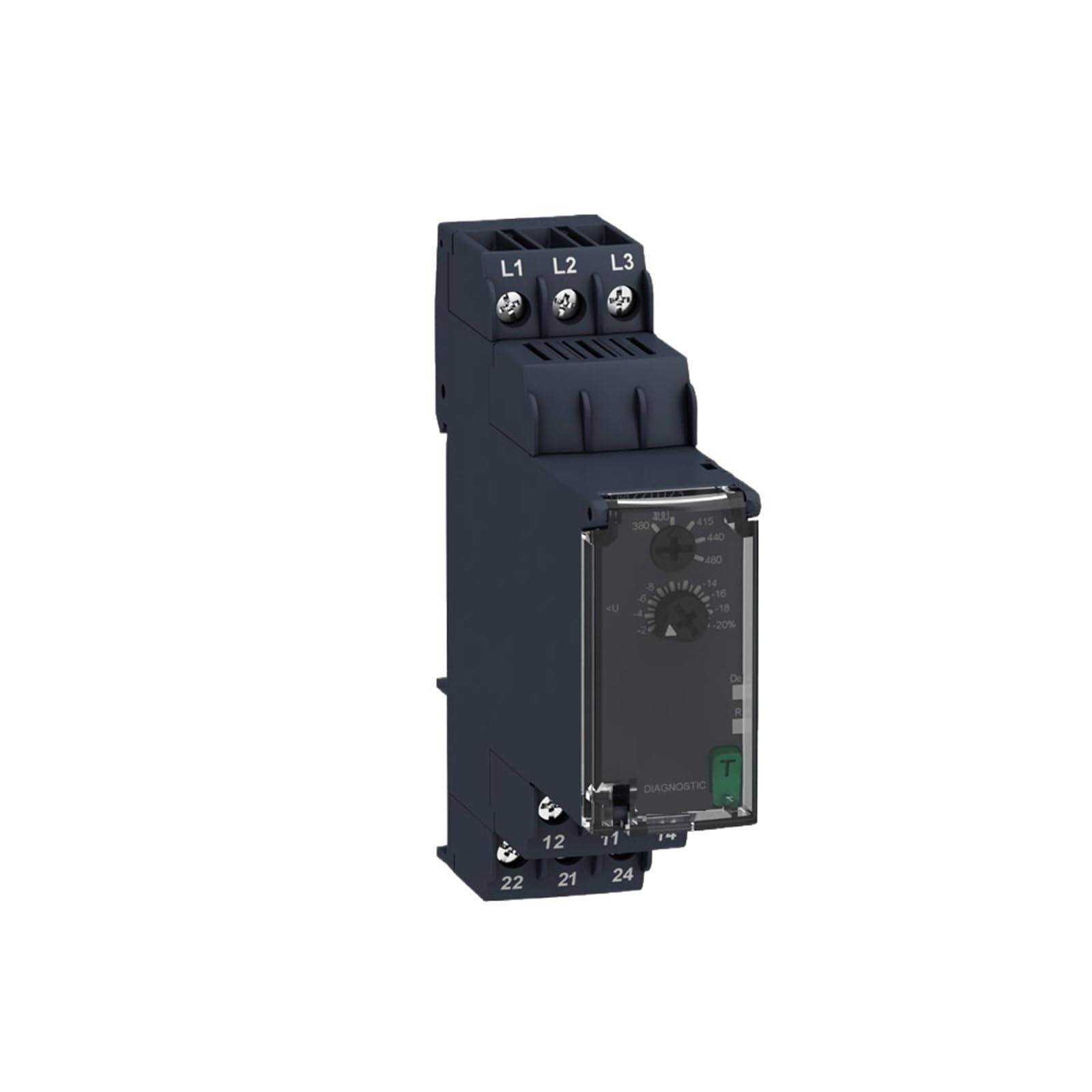 ZVQYSGIW RM22TU23 three-Phase Undervoltage control relay 380-480Vac 2C/O