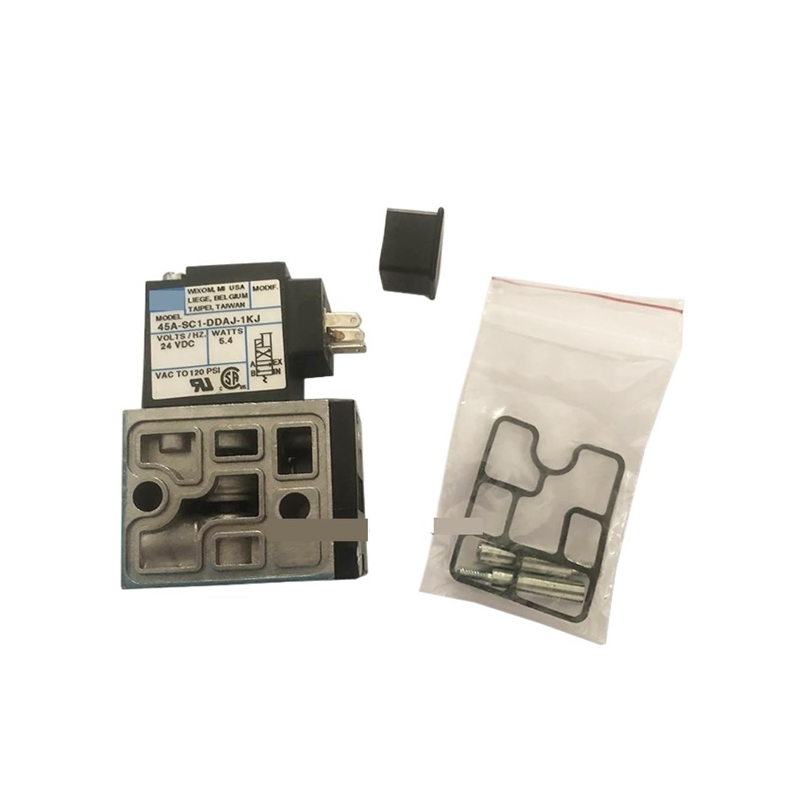 SJJBVPYX 1pcs 45A-SC1-DDAJ-1KA 45A-AC1-DDAJ-1KA 45A-AA1-DDAJ-1KA 45A-BC1-DDAJ-1KA 45A-LOO-DDAJ-1KA Solenoid Valve(45A-SC1-DDAJ-1KA)