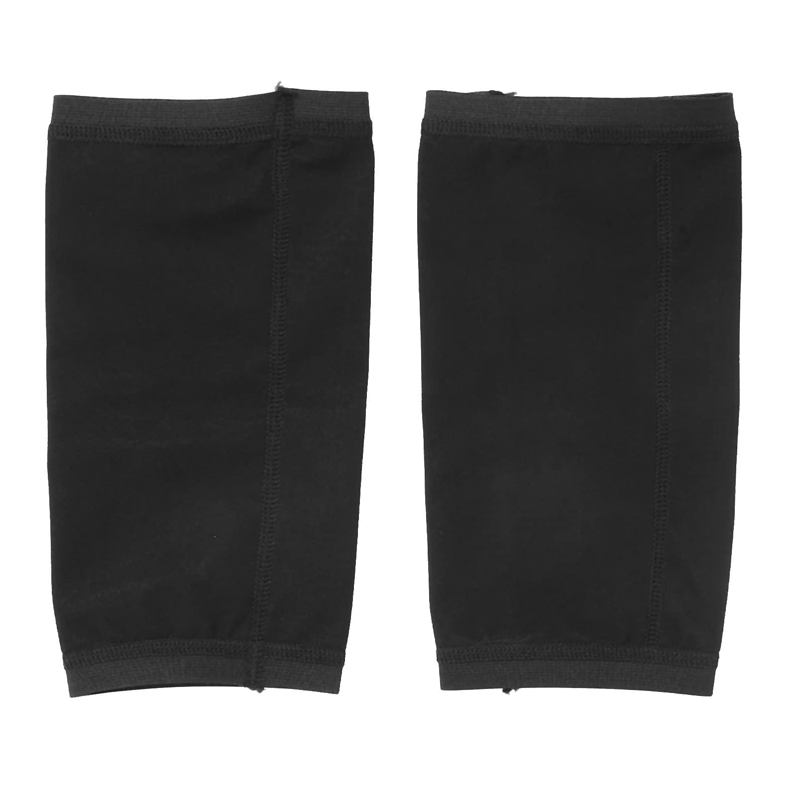 QinlorgoCompression Arm Sleeve, Soft Skin‑friendly Arm Sleeve for Running(2 pieces of outer black and inner silver (2XL/3XL))