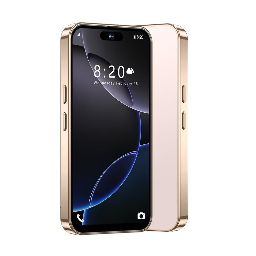 mini Smartphone for Kids with 4.0 inch Small HD Screen, 3GB RAM+32GB ROM,4G Dual SIM,Android 10.0,WiFi,Bluetooth,FM,GPS Pocket Phone (Gold)