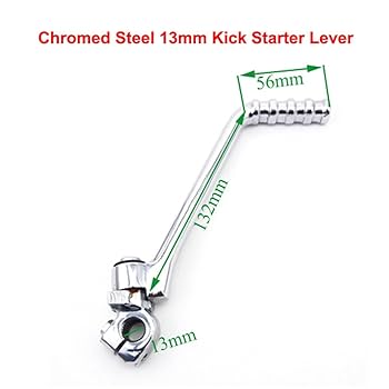 Amazon.com: TC-Motor Steel Chromed 13mm Kickstarter Kick