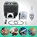 Adefol 49mm Cylinder Piston Kit for Stihl TS360 TS350 BT360 08S Concrete Cut-off Saw, TS350 TS360 Bore Cylinder & Piston Kit with Spark Plug replacement parts Replace 4201 020 1200, 4201-020-1200