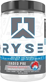 Ryse Core Series Loaded Pre Workout - High Stim Pre-Workout, Pump, Energy, Strength, 390mg Caffeine, 4.5 Grams Pure L 420 g (Pack of 1)
