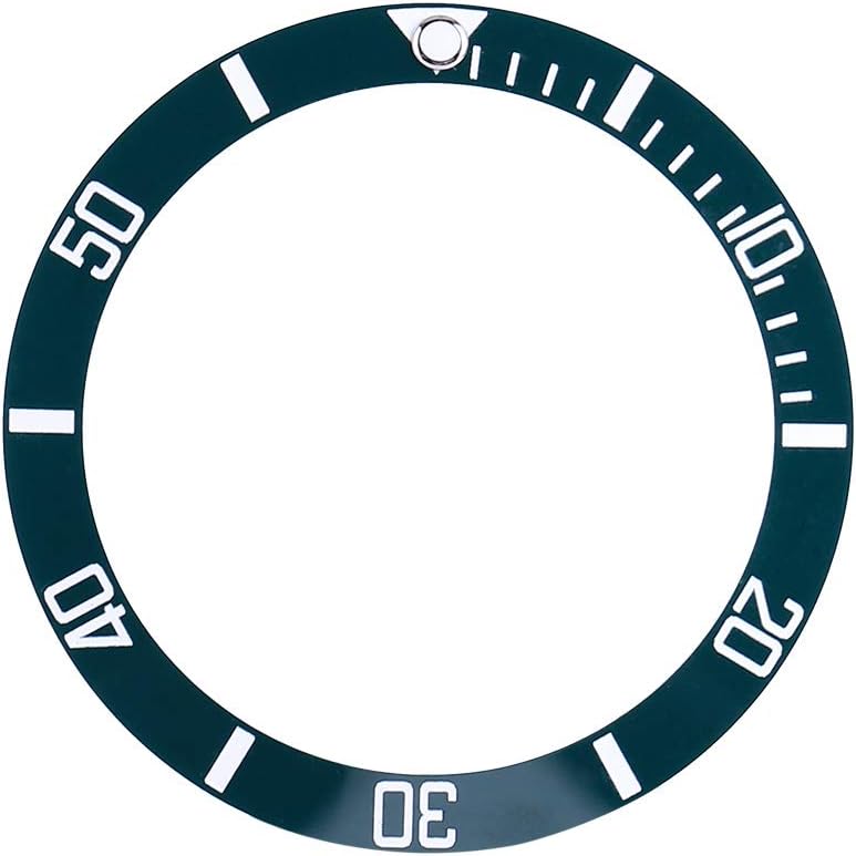 Ceramic Wristwatch Loop, Watch Accessories Watch Parts Watch Bezel, for Watch Replacement Wristwatch Loop Replace Parts(Tea green)