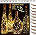 SFUN Wine Bottle Lights with Cork, 5 Dimmable Modes with Timer 10 Pack -12 Replacement Battery Operated LED Silver Copper Wire Fairy String Lights for DIY, Party, Decor,Christmas, Halloween,Wedding