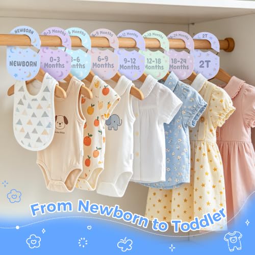 Baby Closet Dividers 8 Pack Double-Sided Nursery Clothes Organizer - image 8