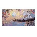 【GRAND TAPIS DE SOURIS】: Le pad de souris de bureau complet mesure 700 x 300 x 3mm, qui est assez grand pour s'adapter à votre ordinateur portable de grande taille ou à un autre objet sur le bureau, offrant plus d'espace pour les jeux professionnels ou les travaux de bureau