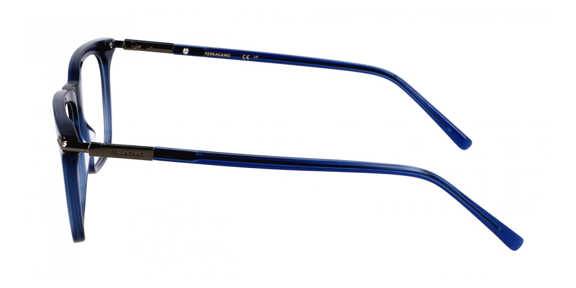 GAFAS FERRAGAMO - SF3007 C: TRANSPARENT BLUE/EYE SIZE: 53 BRIDGE: 17 HORYZONTAL MEASURACJA: 53 PIONOWE MEASURACJE: 40,3 Zdrowie i higiena osobista