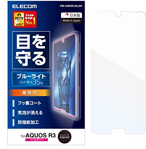GR AQUOS R3 tB SH-04L SHV44 [u[Cgڂ] u[Cg  PM-AQR3FLBLGN