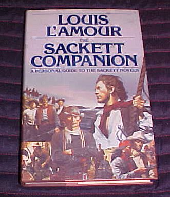 The Sackett Companion by Louis L'Amour Hardback... B007L3BWHO Book Cover