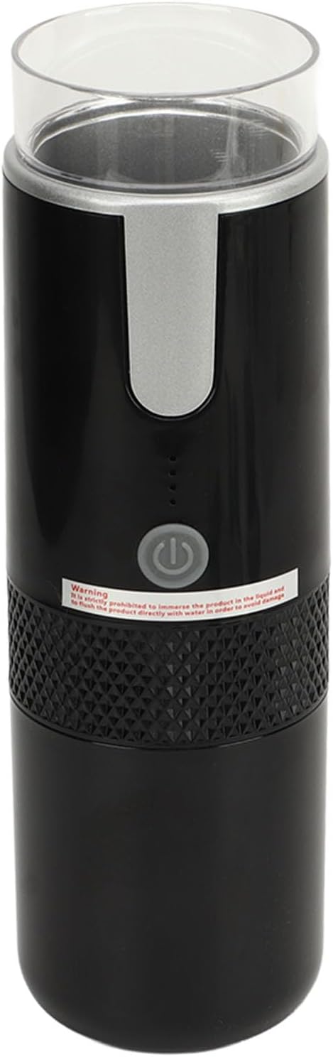 Mini Handheld Coffee Machine, Portable Coffeemaker Machine Cordless Type C Rechargeable Instant One Cup Auto Mini Coffeemaker with 1200mAh Battery For Travel Camping