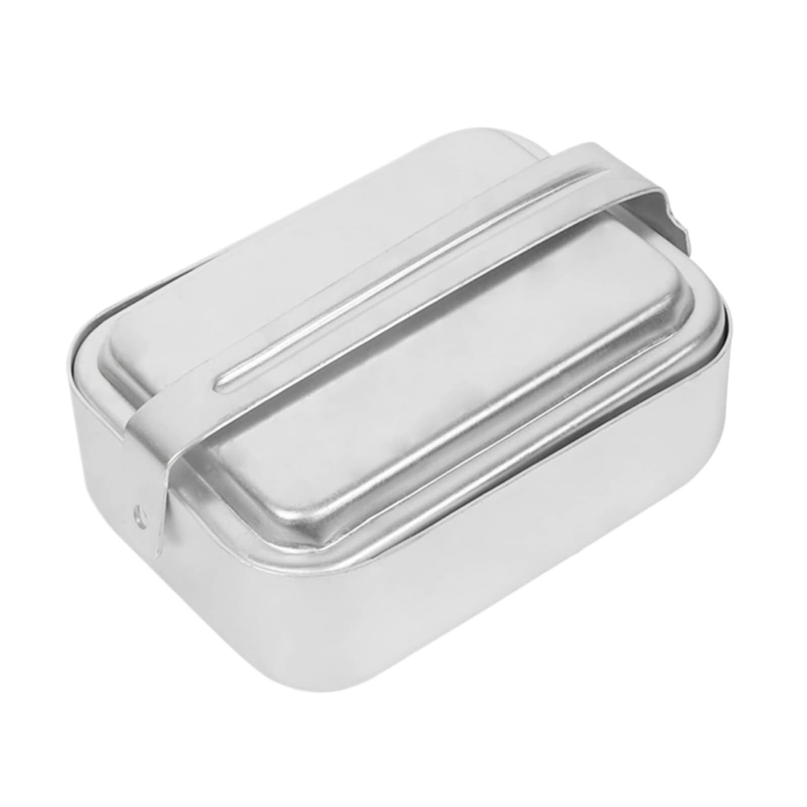 Naczynia Kempingowe Zewnętrzny Aluminiowy Zestaw Sztućców Kempingowych Zestaw Naczyń Kuchennych Pudełko Na Lunch Pojemnik Z Pokrywką Sprzęt Survivalowy