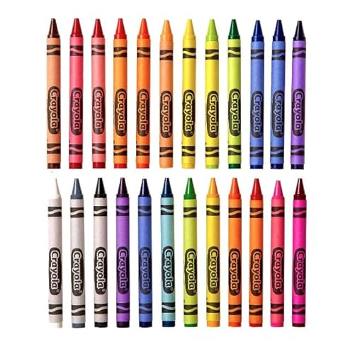 Crayola 523024 24 Count Box Of Crayons Non-Toxic Color Coloring School Supplies thumb #2
