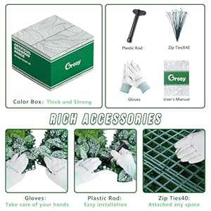 Artificial Boxwood Panels, Grass Wall Panels 12 Pack 20"x20",Privacy Hedge Fence Screen with UV Protection,Fake Greenery Backdrop for Indoor Wedding Decoration and Outdoor Garden Backyard Artificial Boxwood Panels Grass Wall Panels 12 Pack 20x20Privacy Hedge Fence Screen with UV ProtectionFake Greenery Backdrop for Indoor Wedding Decoration and Outdoor Garden Backyard