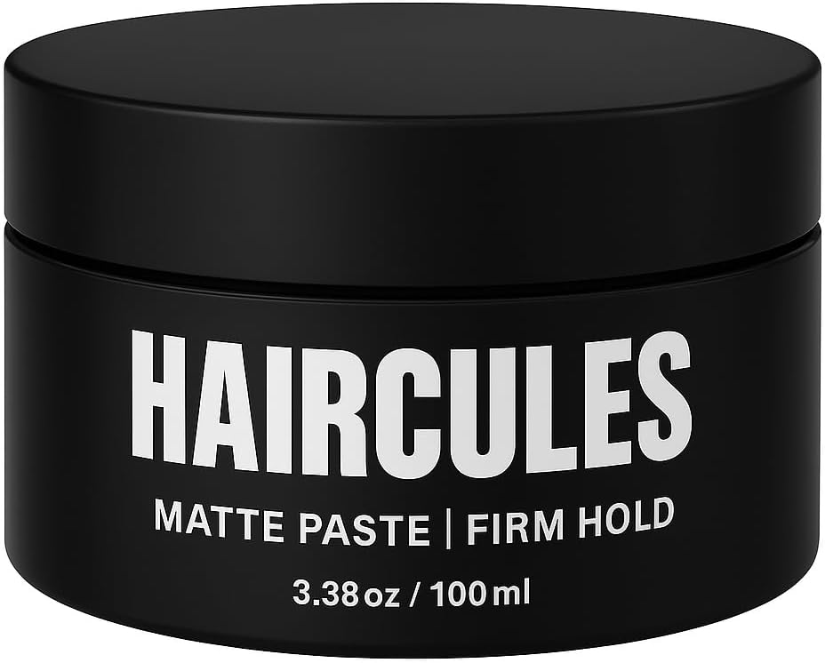 Matte Hair Paste - Strong Hold, No Shine, Long-Lasting Definition & Texture, Non-Greasy Styling Clay for Men, No Flakes, Works on All Hair Types, Keeps your Hair Healthy