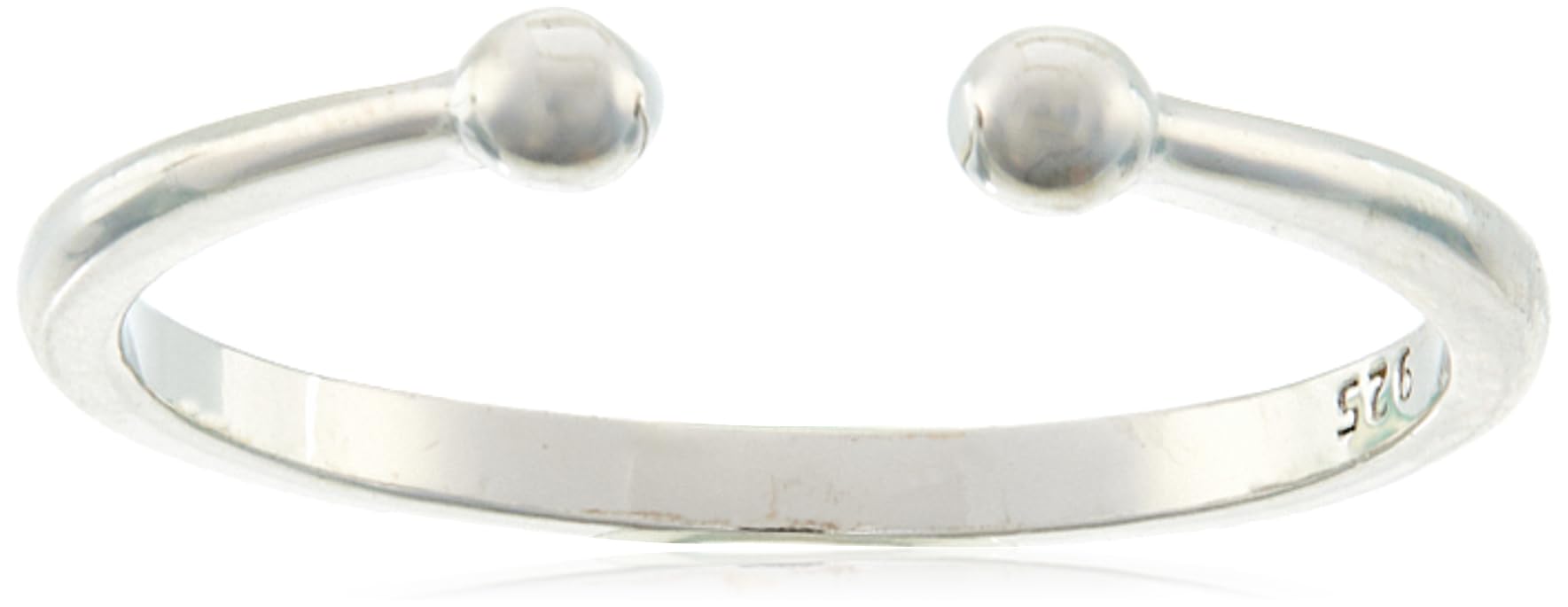 Bague Minimalist Open Silver Ring RI104W ajustée en taille 60 - 4