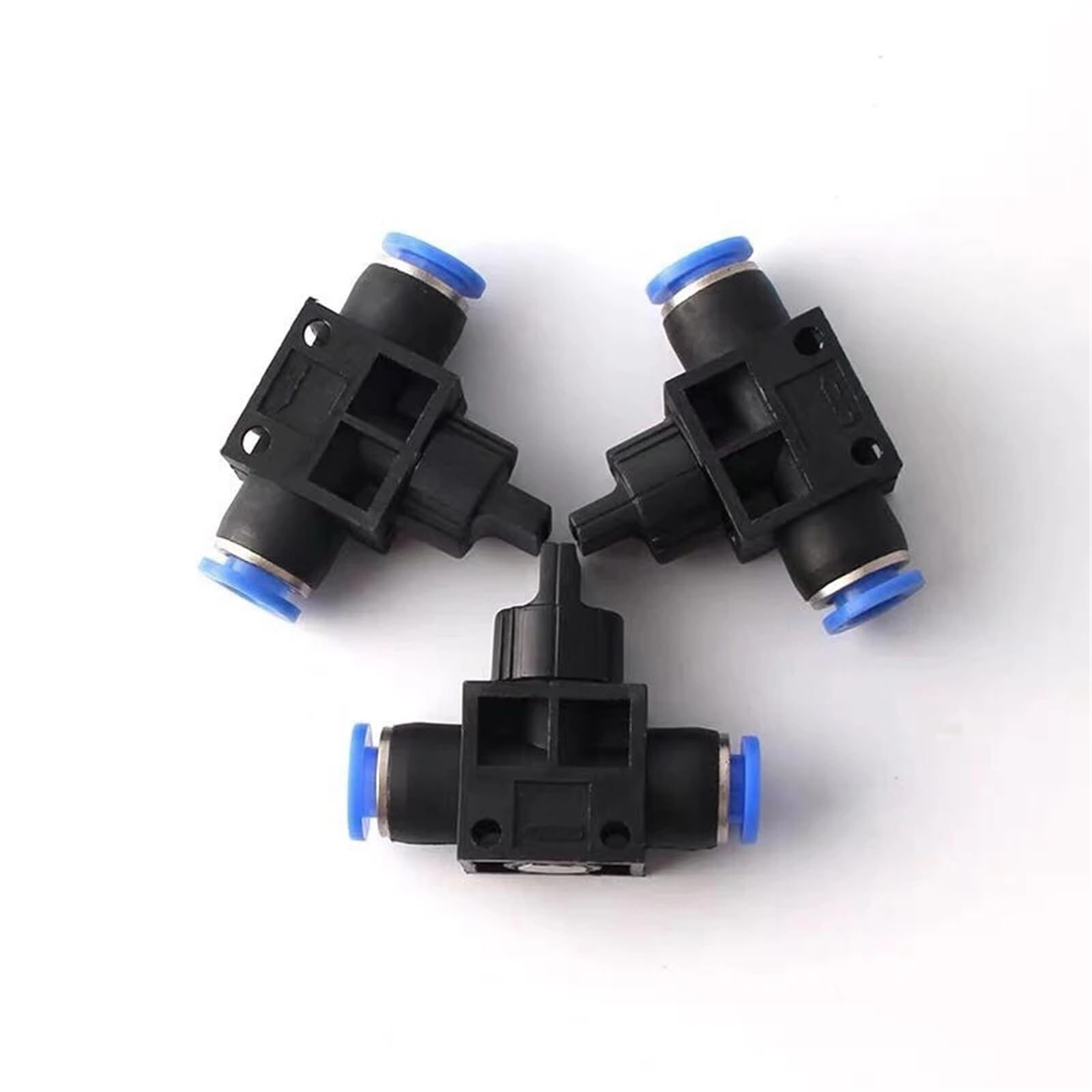 Raccordo pneumatico a 2 vie per tubo flessibile in plastica, 4 mm, 6 mm, 8 mm, 10 mm, 12 mm, 1 pezzo (10 mm)