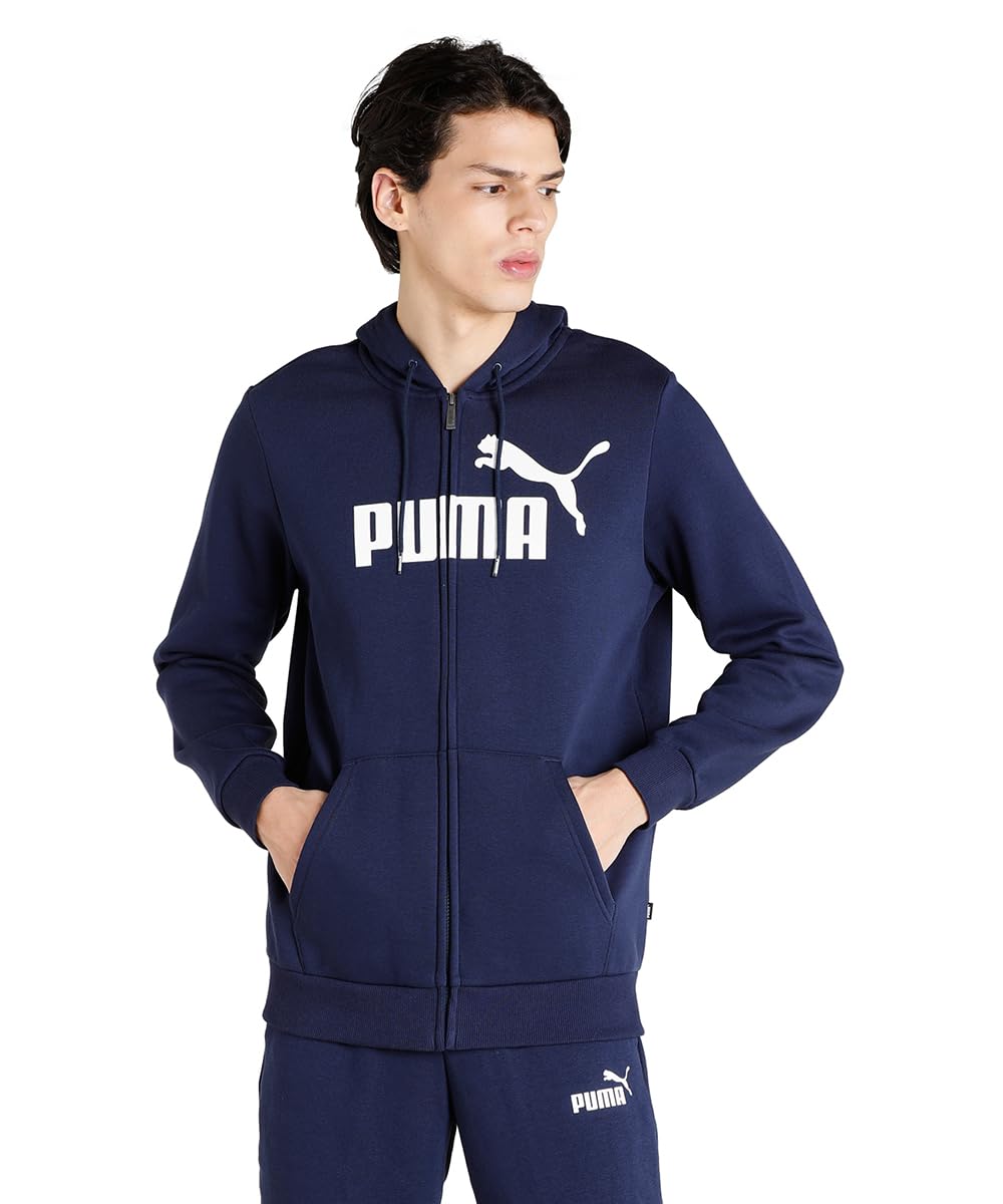 PumaMen's Cotton Hooded Neck Jacket